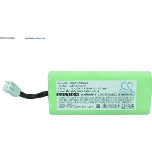 Cameron Sino 800mAh Battery NR49AA800P for Philips FC8800, FC8802