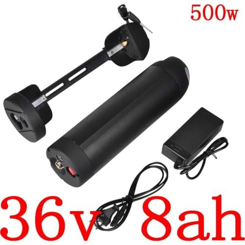36V electric bicycle battery 36V 8AH electric bike battery 36v 8ah 9ah 10ah lithium battery for 36V 250W 500W motor duty free