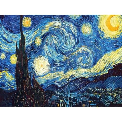 Home Decoration DIY 5D Diamond Embroidery Van Gogh Starry Night Cross Stitch kits Abstract Oil Painting Resin Hobby Craft