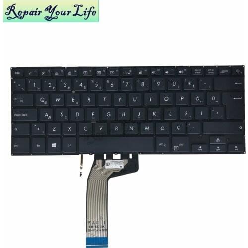 Us keyboard for ASUS X411 X411 X411U X411SC X411UV X411UA X411UF X406 S4200 TR Turkey 9Z.NDABB.70T black with backlight original