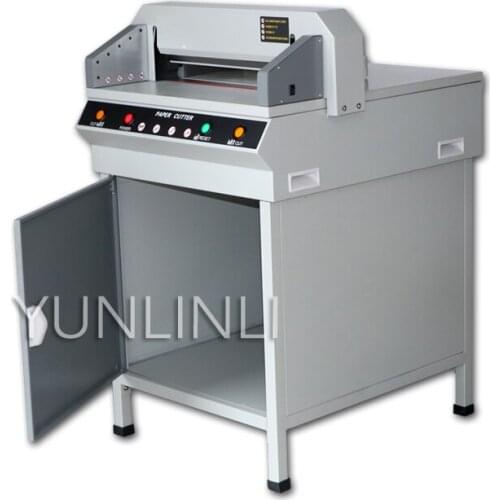 450VG+ Electric Paper Cutter 220V 800W digital automatic Cutter Paper Cutting Machine Paper Trimmer A3 Format Cut 4CM Thick