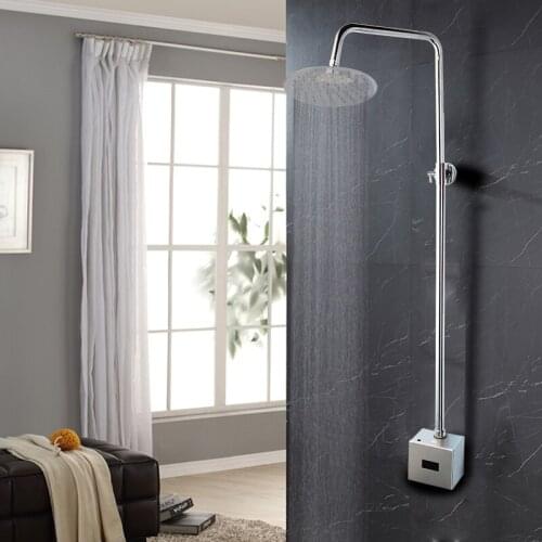 Bathroom Automatic shower set Infrared Shower Hands Touchless Free Faucet Sensor Tap Inductive Electric Shower Faucet Mixer Set
