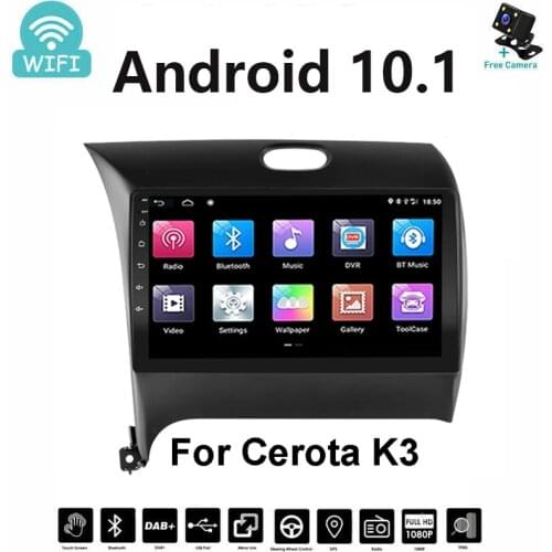 WiFi 2 Din Android 10.1 Car Radio For Kia K3 Cerato Forte 3 2013-2017 2014 2016 2015 Navigation GPS Multimedia Video MP5 Player