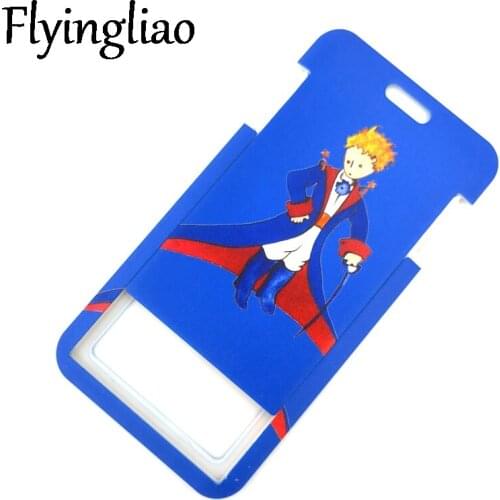 Little Prince Anime Credit Card ID Holder Bag Student Women Travel Card Cover Badge Gifts Accessories Work Name Card Holder Gift
