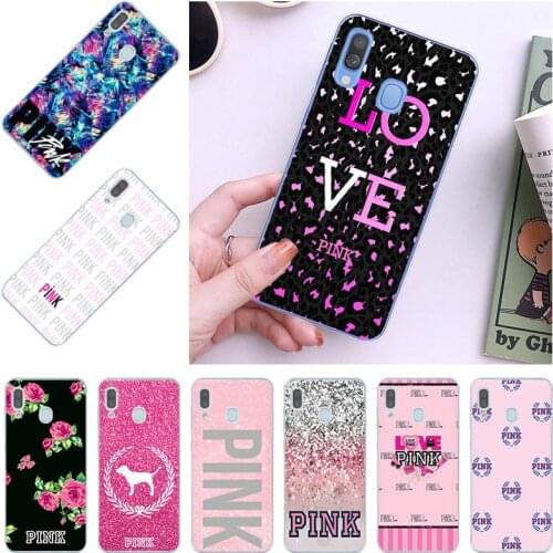 Phone Case For Samsung A41 A51 A71 A10 A20E A11 A21 A31 S A30 A40 A50 A60 A70 E A80 Pink Panther Flower Pattern Soft Back Cover