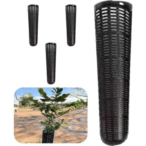 Black Plant Protection Cover Smart Plant And Tree Protection Device Scalable Guard Hollow Guard Protector Hollow 7x50cm Hot