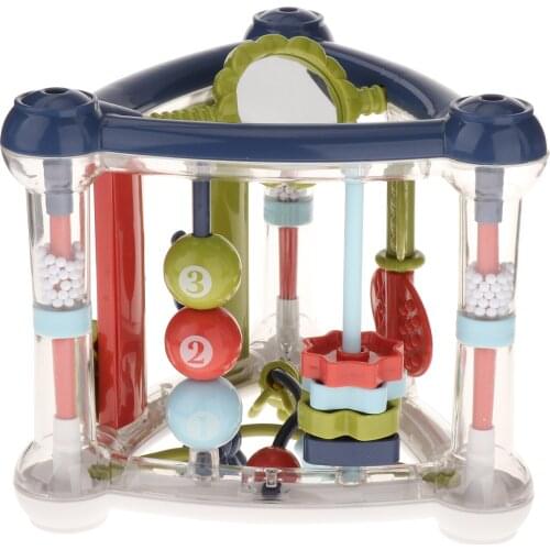 Baby Activity Play Cube Toy Development Educational Bead Maze Sorter Game Play Center Toy