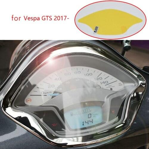 For VESPA GTS300 GTS-300 2017-2019 Motorcycle Instrument Blu-Ray Scratch Protection Film Dash Board Screen Protector