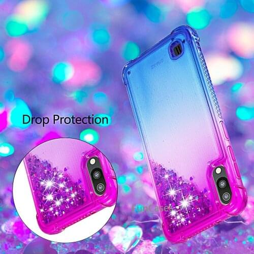 Unicorn Quicksand Case For Samsung Galaxy M10 Case Flamingo Silicone Glitter Case For Samsung M10 Liquid Case M10 TPU Cover