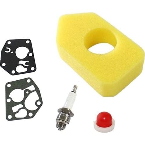 TOP Lawn Mower Service Kit 698369 Air Filter Suitable for Briggs & Stratton Classic and Sprint Engines