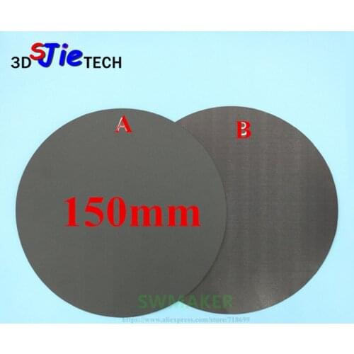 Round 150mm Magnetic adhesive Print Bed Tape Print Sticker Build Plate Tape FlexPlate for DIY Kossel/Delta 3D Printer part