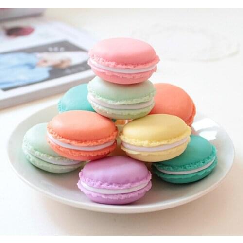 Mini Macarons Carrying Case Organizer Storage Box For Jewelry Ring Necklace Candy Color Jewelry Ring Necklace Carrying Case