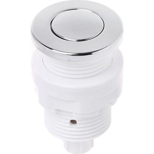652F 28mm/32mm Push Air Switch Button For Bathtub Spa Waste Garbage Disposal Switch