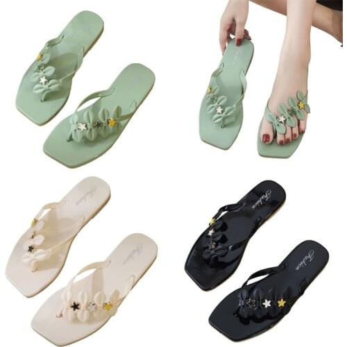 New summer girl flip-flops non-slip beach shoes women fashion flip flops