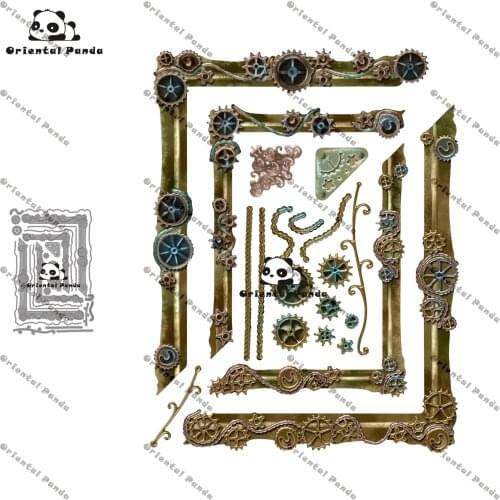 New Dies 2020 rose Metal Marine machinery Dies photo album cutting dies Scrapbooking Stencil Die Cuts stamps and dies die cuts