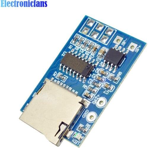 2PCS GPD2846A TF Card MP3 Decoder Board 2W Amplifier Module for Arduino GM Power Supply Module
