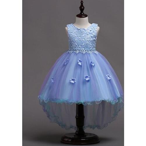 Princess Sequin Dress Kids Dresses Children Wedding Party Dress Flower Girls Dress 2021 HO3206