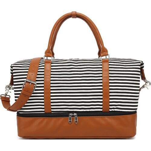 Casual Women Men Lager Duffle Bag Short Distance Travel Overnight Weekend Luggage Pouch Carry Clothes Toiletries Thing Organizer