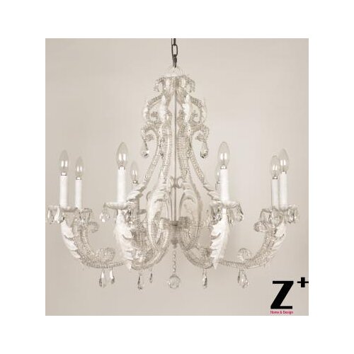 Replica item America style palais D80cm chandelier rustic white lustre crystal lamp E14 X 8 LIGHTs free shipping