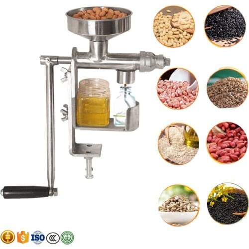 Manual Oil Press machine Peanut Nuts Seeds Oil Press/Expeller Oil Extractor Machine