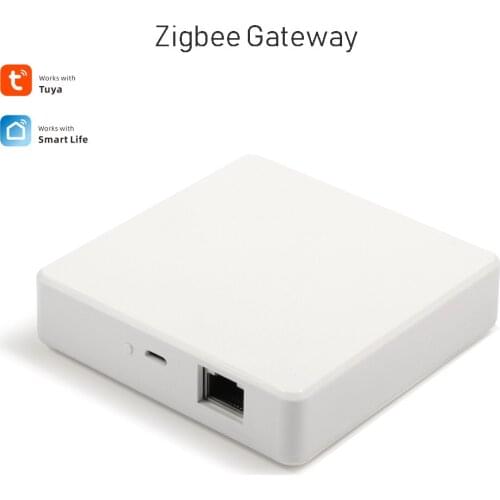 Tuya Smart Wired Zigbee Gateway for Home Automation Central Control Hub Compatible with All the Tuya ZIgbee Devices