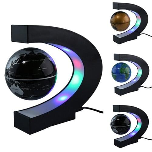 LED World Map Magnetic Levitation Floating Globe Home Electronic Antigravity Lamp Novelty Ball Light Birthday Decoration