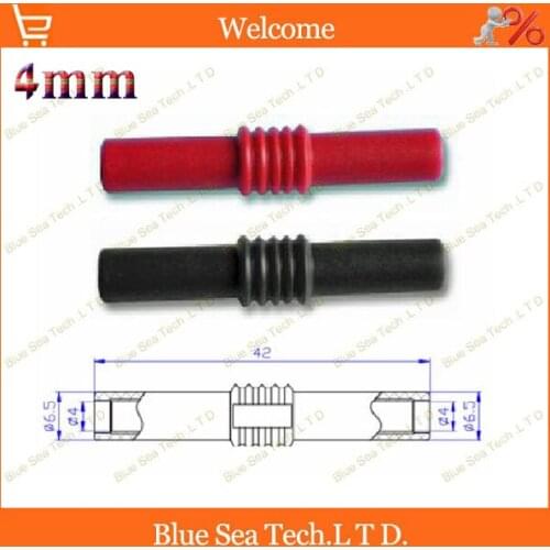 10pcs 4mm female to female adapter banana Socket/jack,4mm Insulated Banana Coupler CATII 600V /Max.19A Free shipping