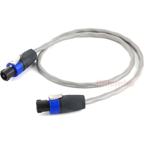 2*1.5 Speaker Cable Japan CANARE With NL4FX Connector 4 Pole Male High Current Rating For Professional Audio Loudspeaker System