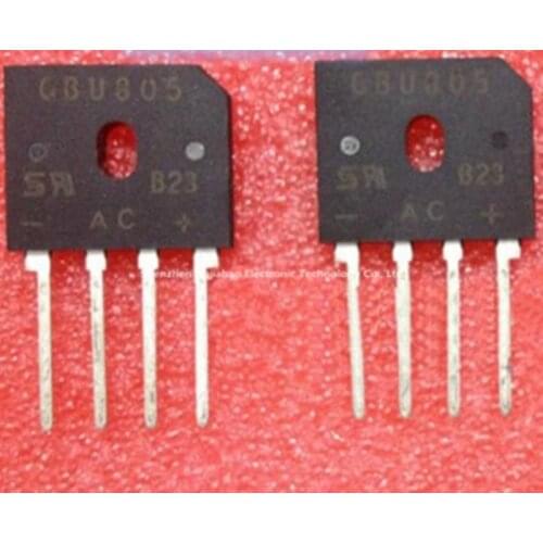 2pcs/lot gbu805 GBU805 8A 600V Bridge rectifier