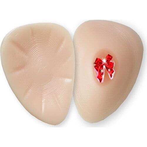 800g/Pair/Beige split silica false breast Silicone Fake Boobs For Crossdresser