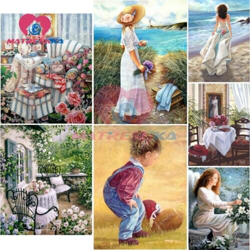 Diy diamond embroidery nature diamond mosaic sale 5d diy diamond painting Modular pictures square rhinestones home decor custom