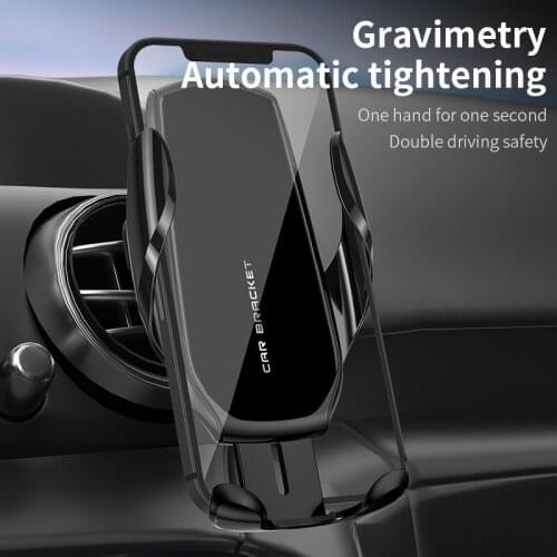 For iPhone 12 11 8 8Plus For Samsung S20 Xiaomi Huawei Car Charging Holder Charger Car Gravity Car Phone Holder Universal Stand