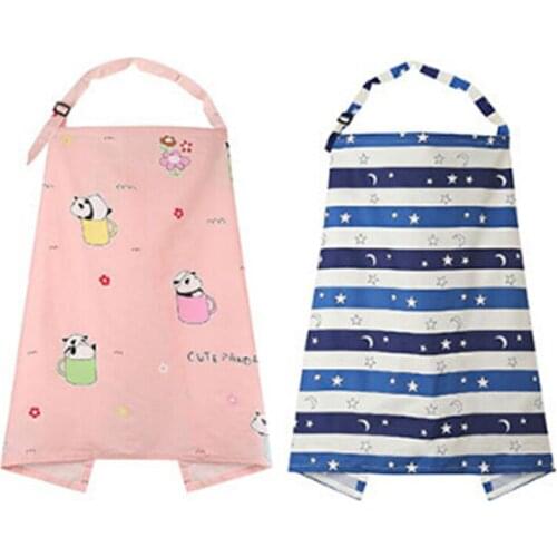 Breastfeeding Cover Scarf Towel Cotton Striped Mother Feeding Maternity Breast Nursing Pads Covers Apron Shawl Anti-Emptied