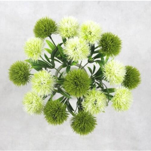 Single stem Artificial flowers dandelion 25cm Plastic Flower Wedding decorations Table Centerpieces LX8557
