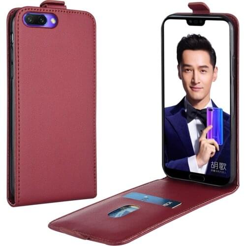 Flip Case for Huawei Honor 10 HLK-L41 HLK-L42 5.84'' Leather Case for Honor 10 Honor10 Phone Case