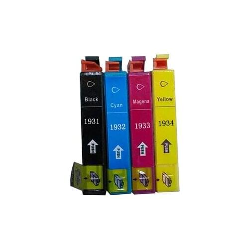 Einkshop 1set T1931 - T1934 Ink Cartridge For Epson WorkFore WF-2521 WF-2531 WF-2541