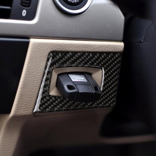 Key Hole Ignition Switch Frame Sticker For BMW E90 E92 E93 3 Series Black