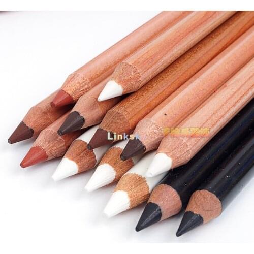 KOH-I-NOOR 8803 Sepia Pencil - Light Brown,Russet,Black Charcoal ,gradational Extra White Coal in Pencil ,for artist use