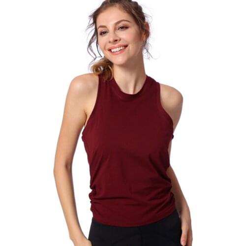 Fitness-Training Summer Sleeveless Backless Women Sport Athletic Outdoor Tank Tops Gym Stretch Self-Cultivation Yoga Vest 1841