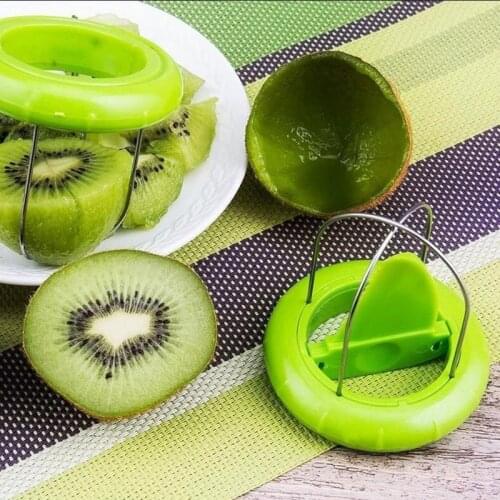 Mini Portable Fruit Kiwi Peeler Slicer Kitchen Gadgets Kiwi Peel Knife Fruit Core Excavator Peel Divider Kitchen Supplies