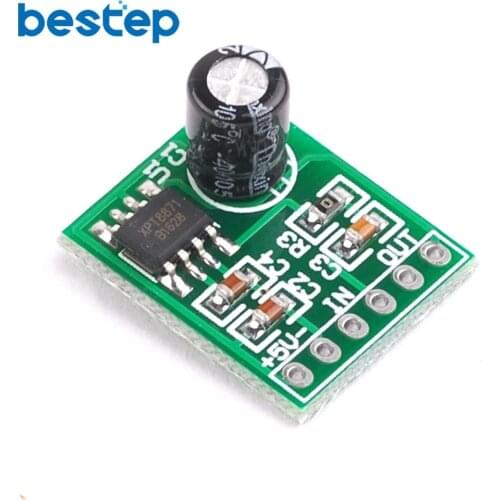 Mini XH-M125 XPT8871 Mono Stereo Lithium Battery Power Amplifier Module Board Audio Output Input 6W Sing Machine Module 3V 5V 5W
