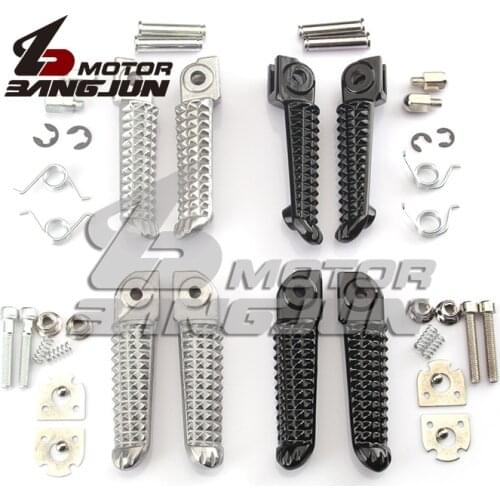 Motorcycle Durable Front & Rear Footrest Foot Peg Fits YAMAHA YZF R6 R1 R3 R15 R25