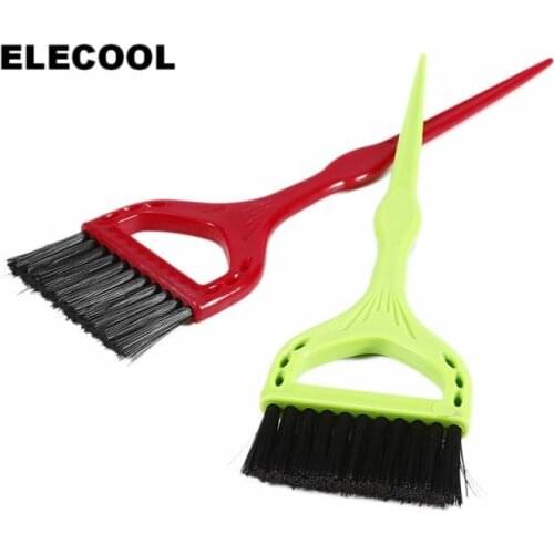 ELECOOL Plastic Hair Dye Tint Coloring Brush Comb DIY Salon Hair Bleach Tinting Paint Brush Hairdressing Tool Hair Styling Tools