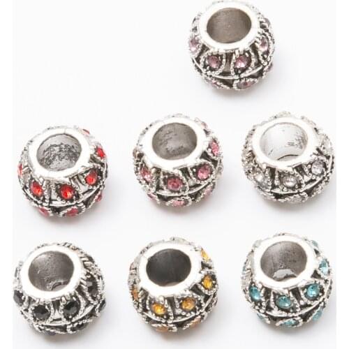 5Pcs/Lot Silver Plated Charms Beads European DIY Beads Fit Pandora Charms Bracelets & Bangle Fashion Jewelry js1001