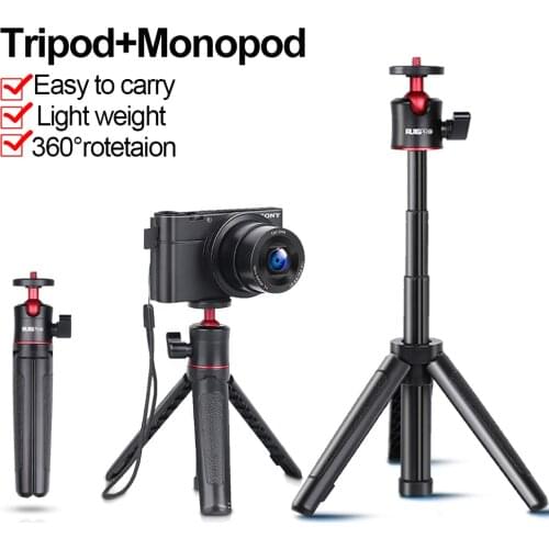 For Gopro Hero 9 8 7 6 5 Black for DJI OSMO Action Extendable Handle Tripod Pocket Pole Mini Selfie Stick for SLR mirrorless