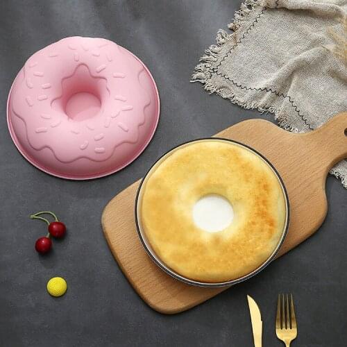 Silicone Doughnut Mold DIY Baking Mold Heat-Resistant Baking Pastry Chocolate Cake Dessert DIY Decoration Dessert Making Tool