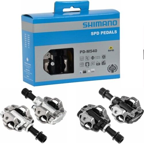 Shimano PD-M540 Pedals black/silver MTB bicycle pedals bike self-locking pedal M540