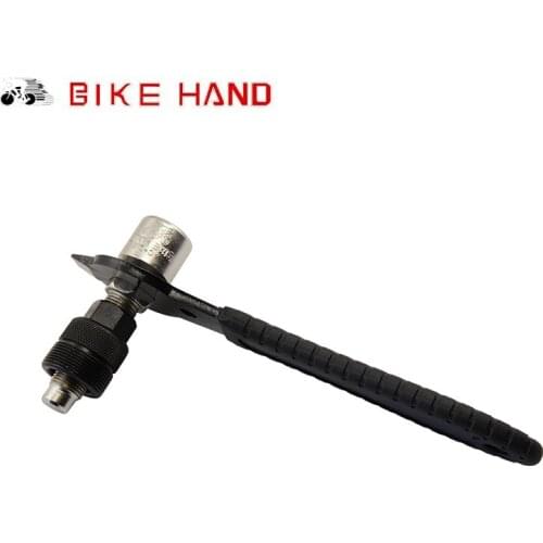 Bike Hand Bicycle Pedal Wrench Cycling Bike Spanner Repair Tool for Tooth Plate Crank Disassembly Installation