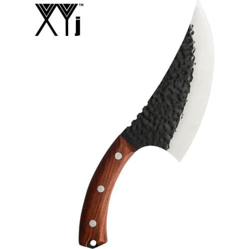 XYJ Butcher Knife High Carbon High Quality Stainless Steel Boning Knife 5.5/6.5Inch Outdoor Hunting Camping Knife Cooking Tool