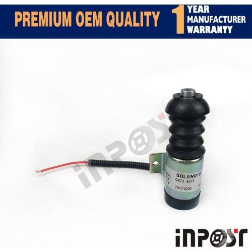0423 4373 /35DZS1E2 / 0423 3841, 12v Shut Off Solenoid Valve For Deutz Engine 912 / 913 / 914